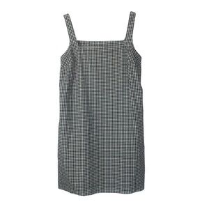 A New Day Black & White Gingham Dress with Pockets